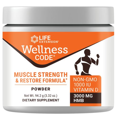 Wellness Code Muscle Strength & Restore Formula 3.32 Oz by Life Extension