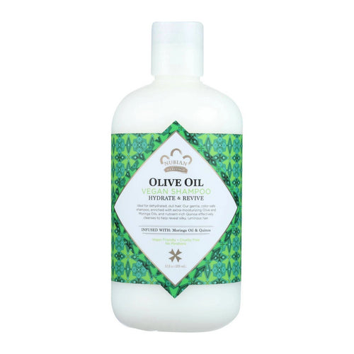 Olive Oil Vegan Shampoo 12 Oz By Nubian Heritage