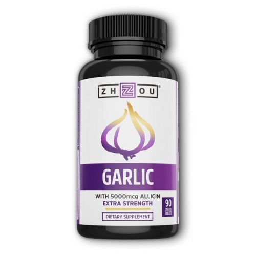 Garlic Extra Strength 90 Coated Tablets By Zhou Nutrition