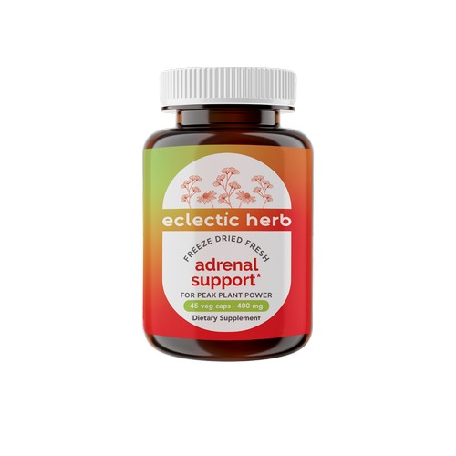 Adrenal Support 45 Caps By Eclectic Herb