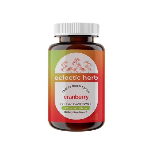 Cranberry 50 Caps By Eclectic Herb