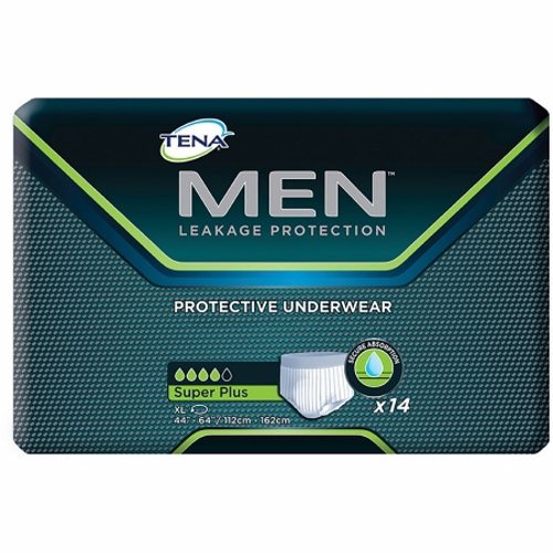 Tena, Male Adult Absorbent Underwear TENA  Men Super Plus Pull On with Tear Away Seams X-Large Disposable, Count of 14