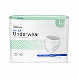 McKesson, Unisex Adult Absorbent Underwear McKesson Ultra Pull On with Tear Away Seams Large Disposable Heavy, Count of 1