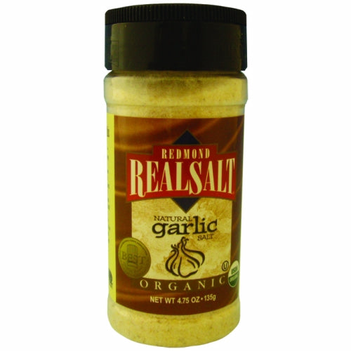 Organic Garlic Salt 4.7 Oz By Redmond
