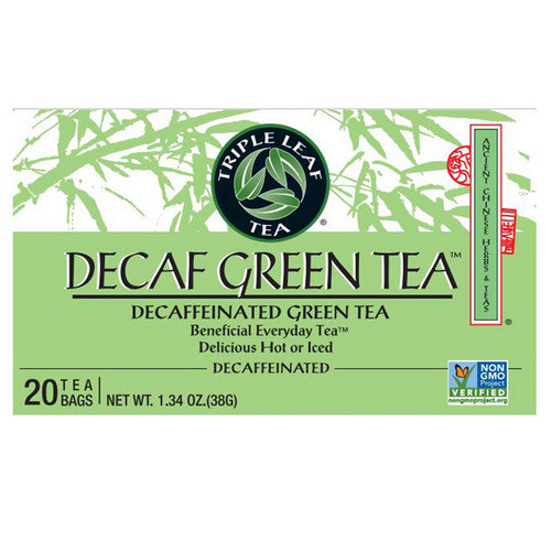 Decaf Green Tea 20 Bags By Triple Leaf Tea