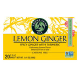 Triple Leaf Tea, Herbal Tea Lemon Ginger, 20 Bags