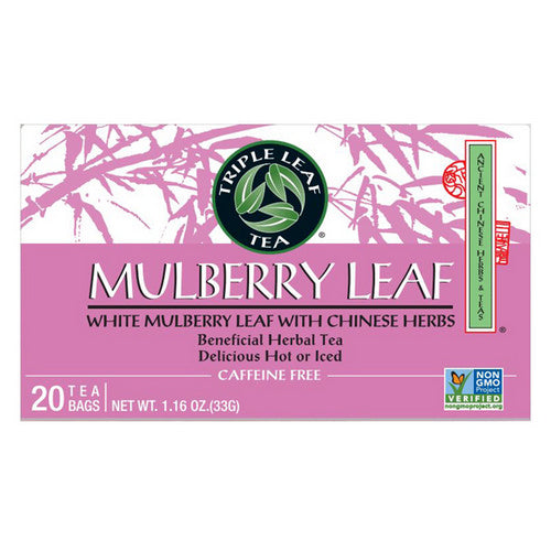 White Mulberry Leaf Tea 20 Bags By Triple Leaf Tea