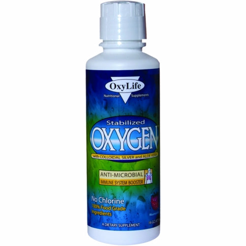 Oxygen with Colloidal Silver Aloe Vera Orange/Pineapple 16 Oz By Oxylife Products