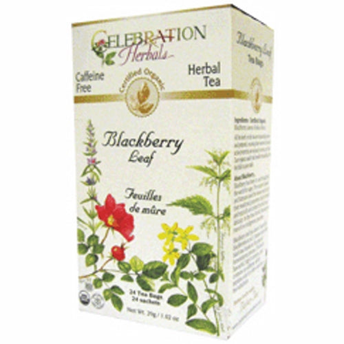 Organic Blackberry Leaf  Tea 24 Bags By Celebration Herbals