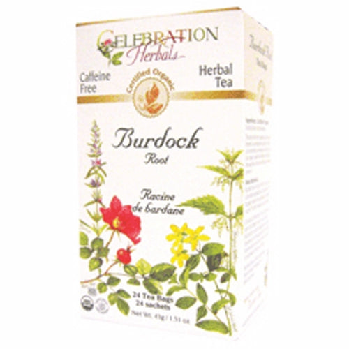 Celebration Herbals, Organic Burdock Root Tea, 24 Bags