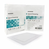 McKesson, Adhesive Dressing McKesson 6 X 8 Inch Polypropylene / Rayon Rectangle White Sterile, Count of 100