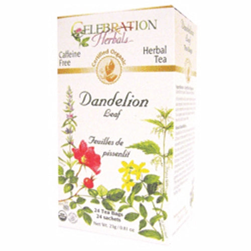 Organic Dandelion Leaf Tea 24 Bags By Celebration Herbals