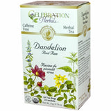 Celebration Herbals, Organic Dandelion Root Raw Tea, 24 Bags