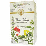 Organic Rose Hips with Lemongrass Tea 24 Bags By Celebration Herbals