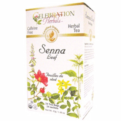 Organic Senna Leaf Tea 24 Bags By Celebration Herbals