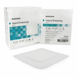 McKesson, Adhesive Dressing McKesson 4 X 4 Inch Polypropylene / Rayon Square White Sterile, Count of 100