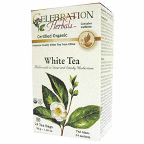 Organic White Tea 24 Bags By Celebration Herbals