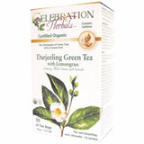 Organic Green Darjeeling with Lemongrass Tea 24 Bags By Celebration Herbals