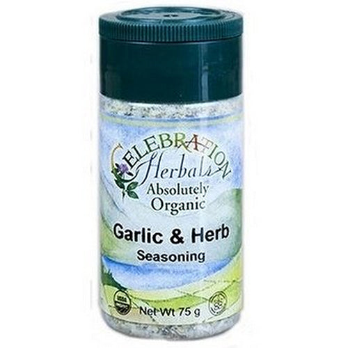 Organic Garlic & Herb Seasoning 4 Oz by Celebration Herbals
