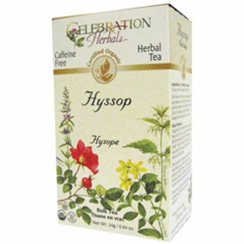 Organic Hyssop Tea 24 grams By Celebration Herbals