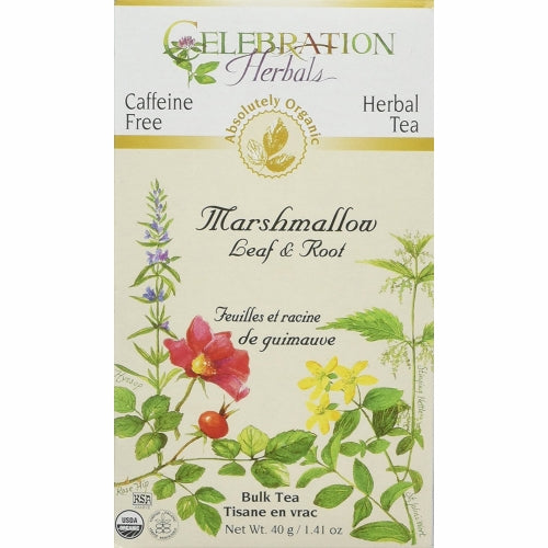 Organic Marshmallow Leaf & Root Tea 40 grams By Celebration Herbals