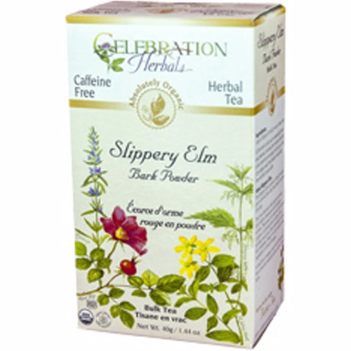 Organic Slippery Elm Bark Powder Tea 40 grams By Celebration Herbals