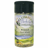 Celebration Herbals, Whole Organic Fennel Seed, 45 gm