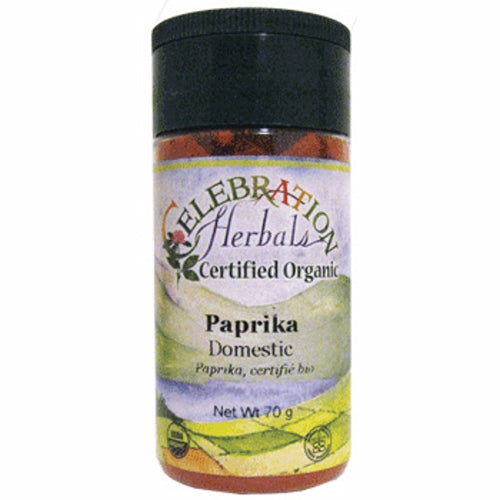 Organic Paprika Domestic 58 grams By Celebration Herbals