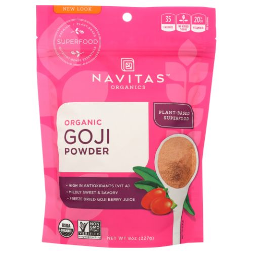 Navitas Organics, Organic Goji Powder, 8 Oz