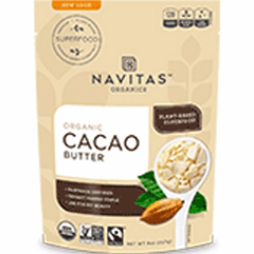 Organic Cacao Butter 8 Oz By Navitas Organics