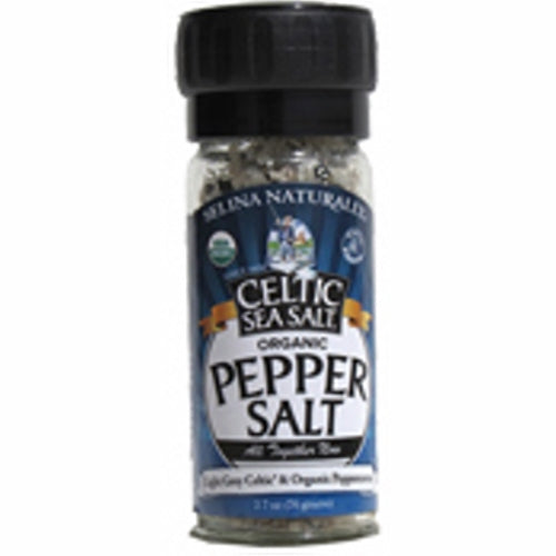 Organic Pepper Salt Light Grey 2.7 Oz By Celtic Sea Salt