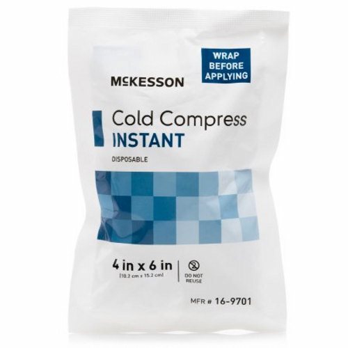 Instant Cold Pack McKesson General Purpose 4 X 6 Inch Disposable Count of 1 By McKesson