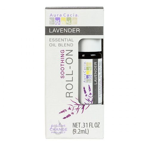 Essential Oil Blend Soothing Roll On Lavender .31 Oz By Aura Cacia