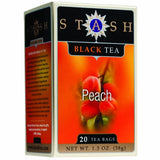 Stash Tea, Black Tea Peach, 20 Count