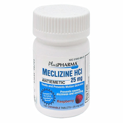 Meclizine HCL 100 Chewable Tabs By Plus Pharma