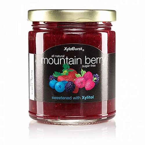 Xyloburst, Mountainberry Jam Sugar Free, 10 Oz