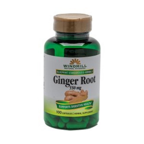 Ginger Root 100 Caps By Food Plus