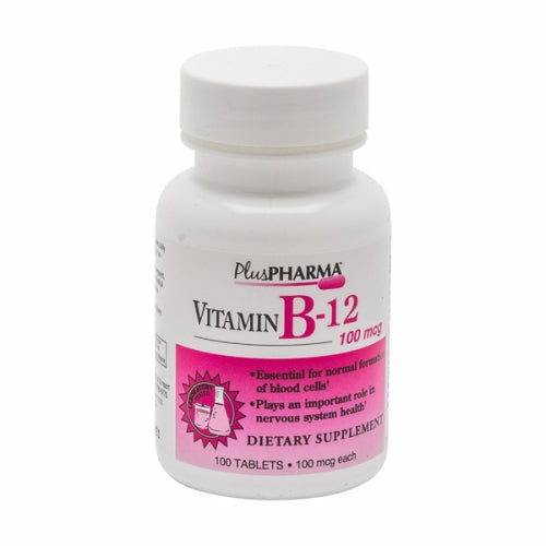 Vitamin B-12 100 Tabs By Plus Pharma