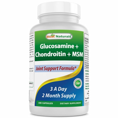 Glucosamine Chondroitin MSM 180 Caps By Best Naturals