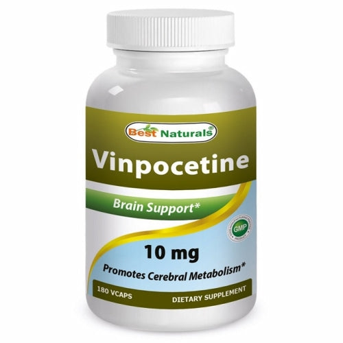 Vinpocetine 180 Veg Caps By Best Naturals