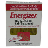 Energizer Hot Jojoba Oil Hair Treatment 3 x 0.5 Oz Tubes By Hobe Labs