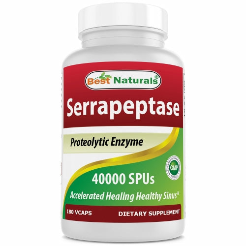 Serrapeptase 180 Caps By Best Naturals