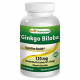 Best Naturals, Ginkgo Biloba, 120 mg, 120 Caps