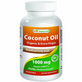 Best Naturals, Coconut Oil, 1000 mg, 180 Softgels