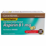 Aspirin Low Dose 120 Enteric Coated Tabs By Good Sense