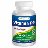 Best Naturals, Vitamin D3, 10000 IU, 240 Softgels