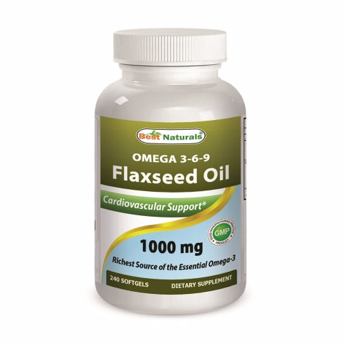 Flaxseed Oil 240 Softgels By Best Naturals