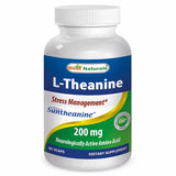 Best Naturals, L-Theanine, 200 mg, 60 Veg Caps