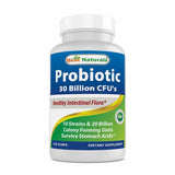 Probiotic 10 Strains & 30 Billion CFU 120 Veg Caps By Best Naturals
