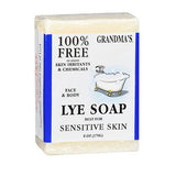 Pure Lye Bar Soap 6 Oz By Grandmas Pure & Natural
